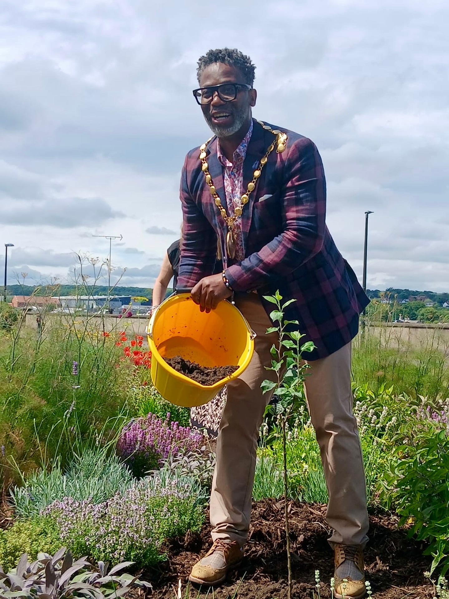 Deputy Mayor Councillor Douglas Hamandishe at the dedication event